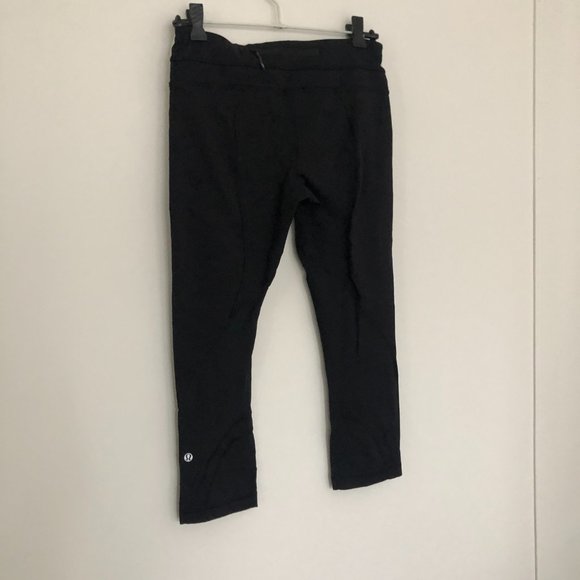 Lululemon X SoulCycle Skull Inspire Crop Black Mesh Leggings - Picture 7 of 9